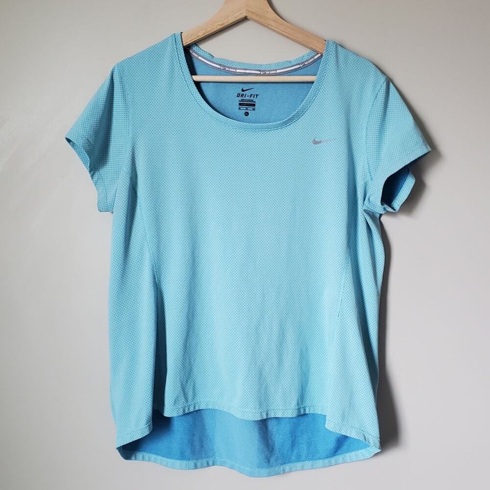 NIKE | Blue Short Sleeve Dri-Fit Shirt | XL